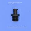 Hynec PP Luer-Lock to Industrial Thread Adapter for University Biochemistry Labs and Industrial Applications, Heat-Resistant and Biochemically Reactive, Female G1/8, Black, 100-Pack view 2