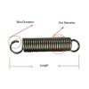 2-Piece Extension Spring Set, 1.4 mm Wire Diameter, 35–180 mm Length, 9/10 mm Outer Diameter (170 mm, 10 mm–1.4 mm) view 2