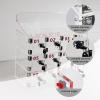 Acrylic Phone Lockbox, Wall-Mounted Phone Storage Cabinet for Schools, Factories, Exams, and Work (60 Slots) view 4