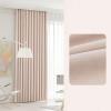Stfery Light Pink Blackout Curtains for Bedroom, 2-Piece Chenille Set, Solid Color, Noise-Reducing, W107 x H244 cm Each view 2