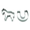 BekkiB - 2-Piece Cookie Cutter Set "Horse & Horseshoe" view 4