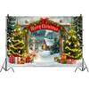 Ttincceer 3 x 2.5 m Christmas Snowy Winter Scene Photography Backdrop view 1