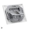 VCELINK 1-Port Flush-Mount Network Wall Plate, Shielded, No Keystone Module view 2