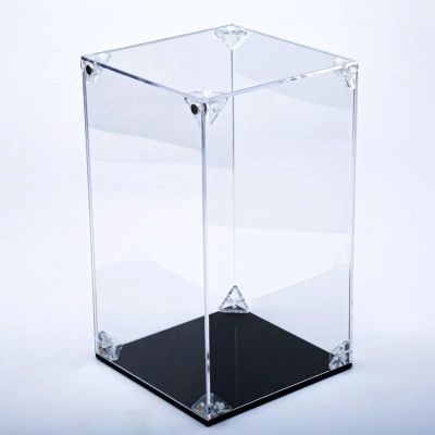 Vibeo Clear Acrylic Display Case with Magnetic Door, 30 x 15 x 50 cm
