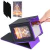 Magic Deck Box with MTG Commander Display, Magnetic Card Storage Box for 100+ Cards, Black/Purple view 1
