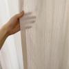 Stfery Beige Semi-Sheer Curtains, 2-Piece Set, Linen-Look Stripe Texture, W150 x H270 cm Each view 1