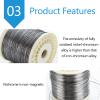 Nichrome Heating Flat Wire, Round, for Metallurgy, 10 m (Diameter: 0.5 mm) view 4