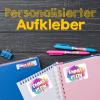 Meinearmbänder Personalized School Labels, 100 Count, Paint-Splatter Design view 2