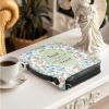 COEQINE Leather Bible Cover for Women with Floral Bookmark Set, 2 Pieces, "Trust in the Lord with All Your Heart," Bible Bag with Handles, 26 x 19 x 5 cm view 4