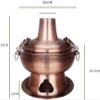 Traditional Copper Charcoal Cooking Pot view 2