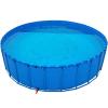 PVC Canvas Freestanding Koi and Goldfish Pond with Drain Valve - Water Storage Pool for Turtles and Swimming view 1