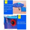 PVC Canvas Freestanding Koi and Goldfish Pond with Drain Valve - Water Storage Pool for Turtles and Swimming view 3