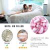 XXL Faux-Fur Bean Bag Cover for Adults, Plush Velour, Washable, No Filling view 4