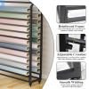 Rolling Storage Rack for Fabric Rolls, 18 Rods, 195 cm view 2