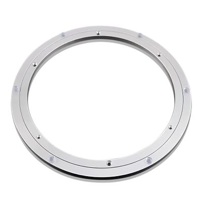 ZBORAVPIX Lazy Susan Turntable Bearing Base, Aluminum Alloy, Silver, 250 mm