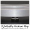 ZBORAVPIX Lazy Susan Turntable Bearing Base, Aluminum Alloy, Silver, 250 mm view 3