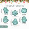 CHIHOLEN 6-Piece 3D Christmas Cookie Cutter Set view 2