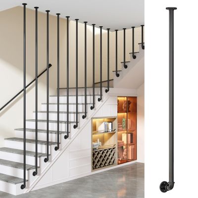 MarxaN Stair Handrail, 30–150 cm, Round Tube, Side-Mounted, 50 cm