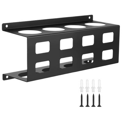 Welding Rod Wall Holder, 4-Slot Rack with Soldering Iron Holder