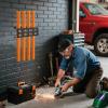 Welding Rod Wall Holder, 4-Slot Rack with Soldering Iron Holder view 3