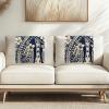 Jndtueit Sofa Headrest and Armrest Covers, Blue, 2-Pack view 1