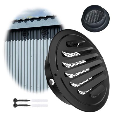 Round Ventilation Grille, 50–300 mm, 304 Stainless Steel