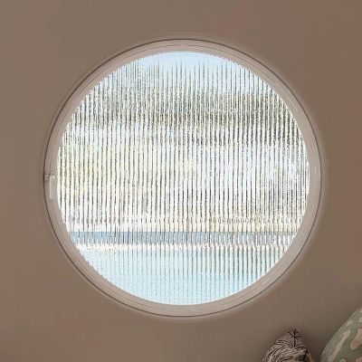 Kaverno 360° Rotating Round Aluminum Porthole Window, White, 30 cm/11.8 in