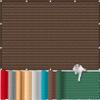 Balcony Privacy Screen 1.8 x 3 m, Wind- and Weather-Resistant, Quick-Drying, Brown view 1