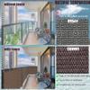 Balcony Privacy Screen 1.8 x 3 m, Wind- and Weather-Resistant, Quick-Drying, Brown view 3