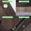 Balcony Privacy Screen 1.8 x 3 m, Wind- and Weather-Resistant, Quick-Drying, Brown view 4