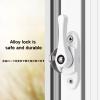 Generic Shed Sliding Window, Aluminum Alloy Frame with Tempered Glass and Fiberglass Screen, 90 x 53 cm view 4