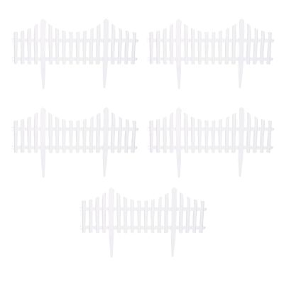 Fockety Decorative Landscape Edging, Interlocking Plastic Garden Border Panels, 24 x 13.2 in, Weatherproof No-Dig Design