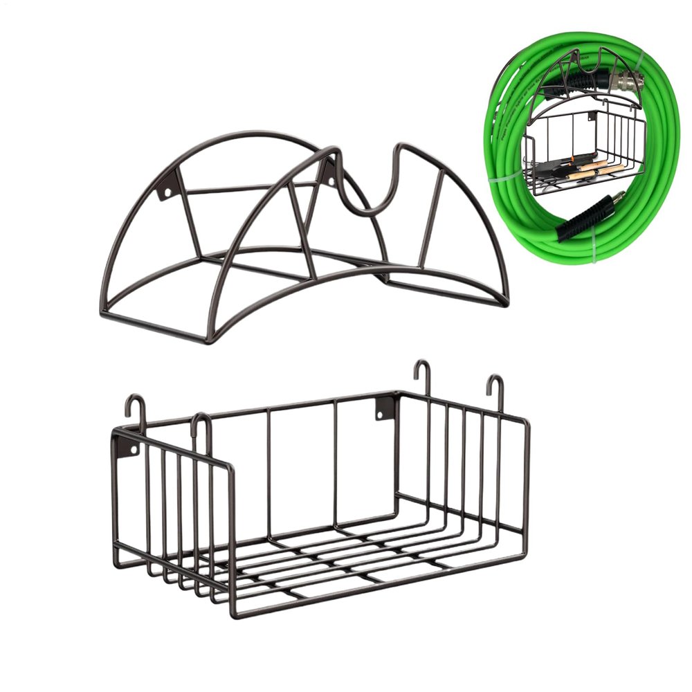 Heavy-Duty Garden Hose Holder for Outdoor Use
