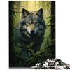 2000-Piece Wolf Art Jigsaw Puzzle for Adults and Children Ages 14+, 70 x 100 cm view 2