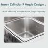 Commercial-Grade Stainless Steel Double Gas Fryer with Adjustable Flame view 4