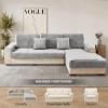 LINGKY Velvet Sofa Cover, 70 x 70 cm, Light Gray view 2