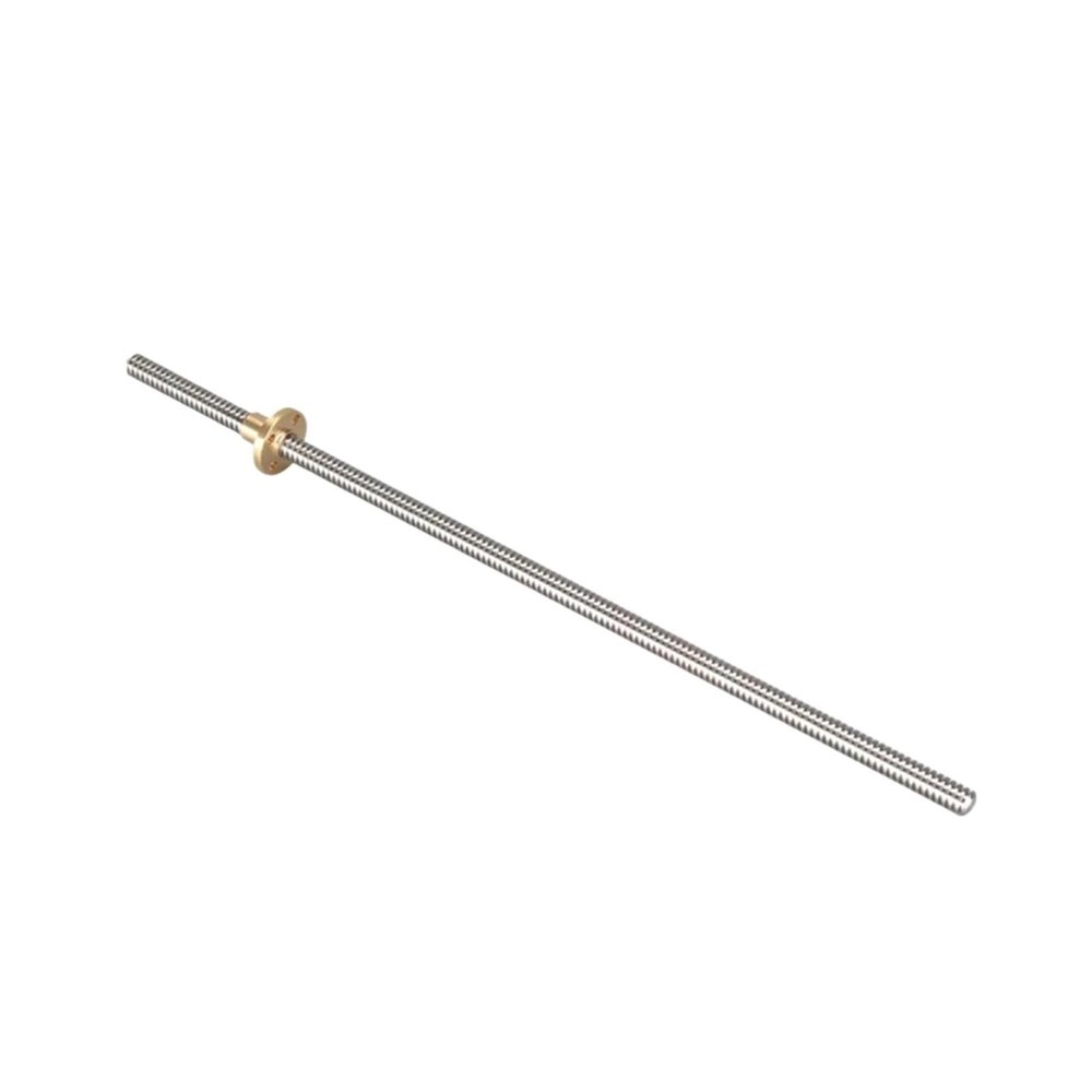 T8 Backlash-Free Ball Screw, 350 mm, with Brass Nut