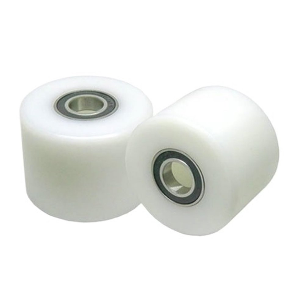 Deep Groove Ball Bearing, 1 Piece, 10 × 40 × 30 mm, POM-Coated Plastic Double Bearing, BST680040-30, 40 mm Diameter, Nylon Guide Wheel, 10 × 40 × 30 Plastic Bearing (8 × 30 × 50 mm)
