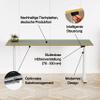 ofinto Rise Electric Height-Adjustable Desk, 120 x 80 cm, Olive Top, Black Legs, No Cable Management view 2