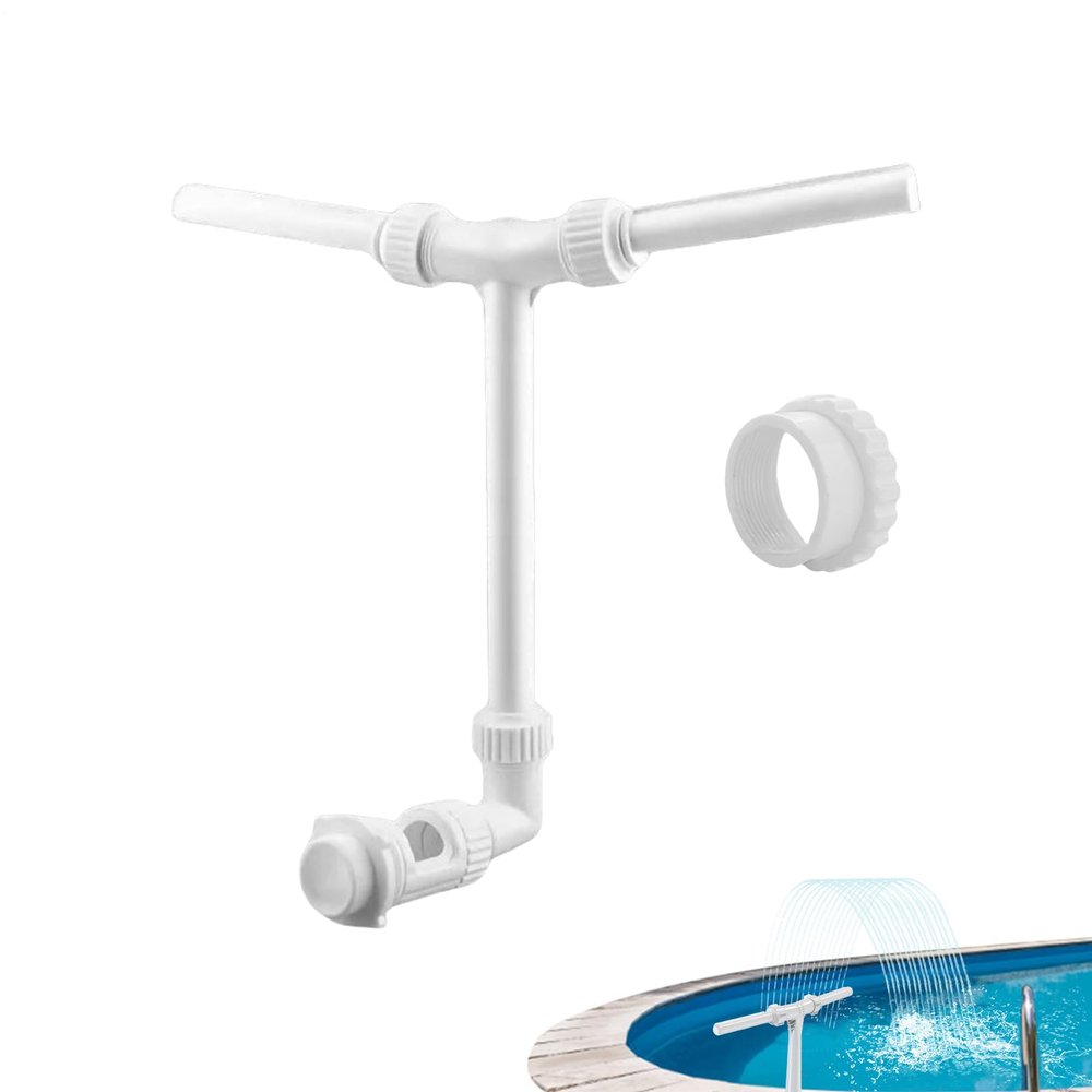 Pool Waterfall Sprinkler Adapter for Cooling and Aesthetics