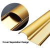 QiaoRong Curved Cable Cover, Gold, 1 x 2.8 cm view 3