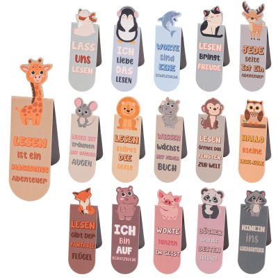 16 Magnetic Bookmarks