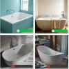Bathtub Splash Guard with Silicone Suction Cups and Toy Storage view 4