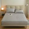 Quilted Washable Mattress Cover with Zipper, Adjustable Size, Moisture-Resistant, Breathable and Soft, Gray, 200 x 220 + 25 cm view 1