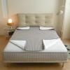 Quilted Washable Mattress Cover with Zipper, Adjustable Size, Moisture-Resistant, Breathable and Soft, Gray, 200 x 220 + 25 cm view 4
