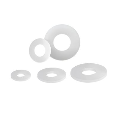 1–10 pcs White Waterproof Shock-Absorbing Silicone Gaskets, Flat Gaskets, ID 18–19.5 mm, OD 24–74 mm, Thickness 3–25 mm, 19 × 30 × 7 mm (5 pcs)