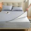 Quilted Washable Zippered Mattress Cover, Blue, 150 x 200 + 21 cm view 3