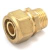 BYLSAGWHT 1pc Tube I.D. x O.D. 16 x 20 mm – 3/4" BSP Male PEX-AL-PEX Brass Pipe Fitting for Solar Water Heater view 2