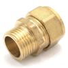 BYLSAGWHT 1pc Tube I.D. x O.D. 16 x 20 mm – 3/4" BSP Male PEX-AL-PEX Brass Pipe Fitting for Solar Water Heater view 4