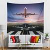 Aircraft Wall Tapestry, 150 x 200 cm, 3D-Printed Airport Design view 3